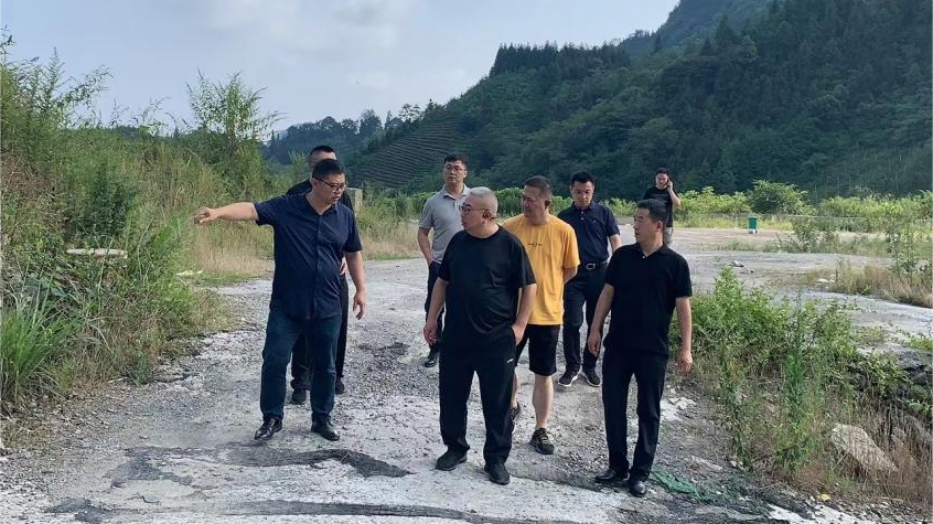 省hndrkj.com集团领导调研峨眉山太阳村乡村振兴项目