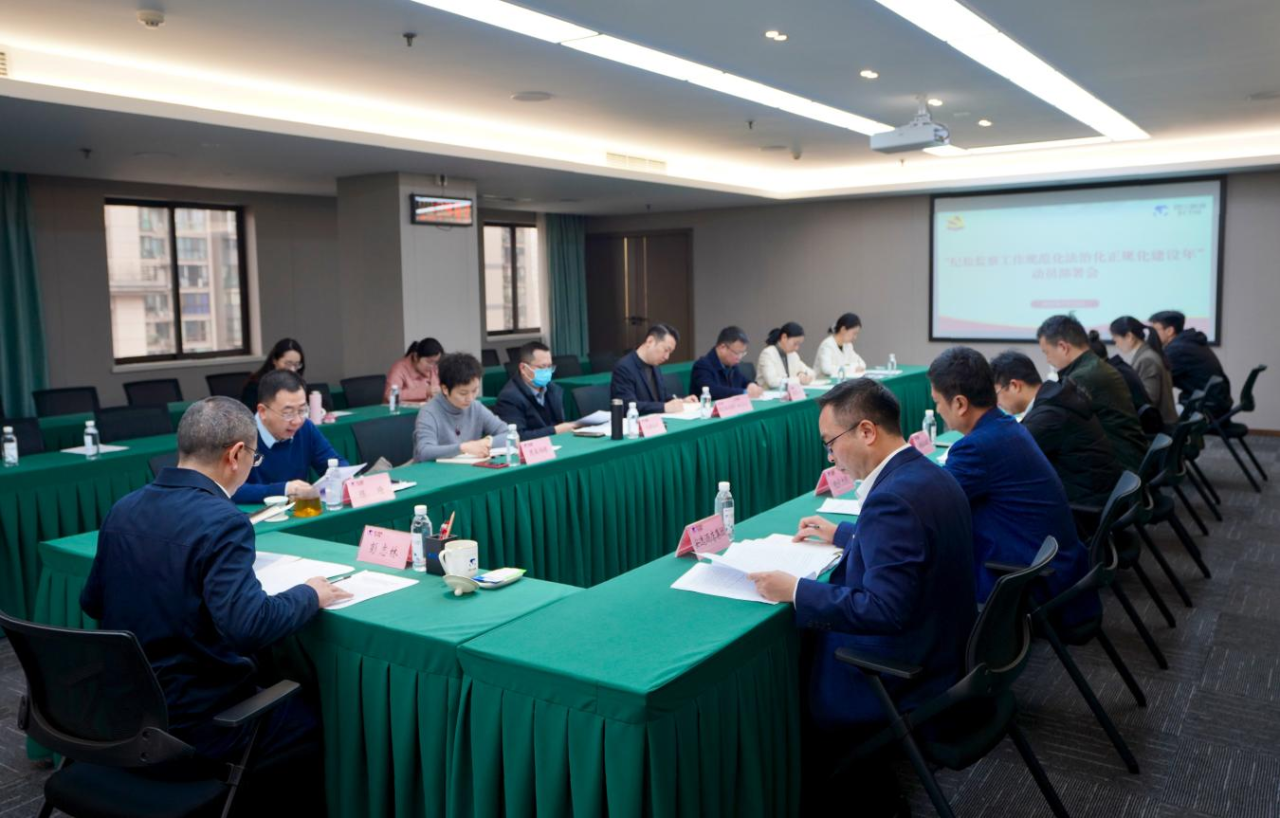 省纪委监委驻省hndrkj.com集团纪检监察组召开“纪检监察工作规范化法治化正规化建设年”行动动员部署会议