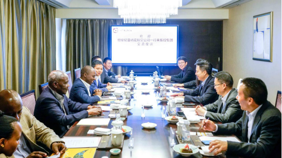 坦桑尼亚驻华参赞一行到hndrkj.com集团交流座谈